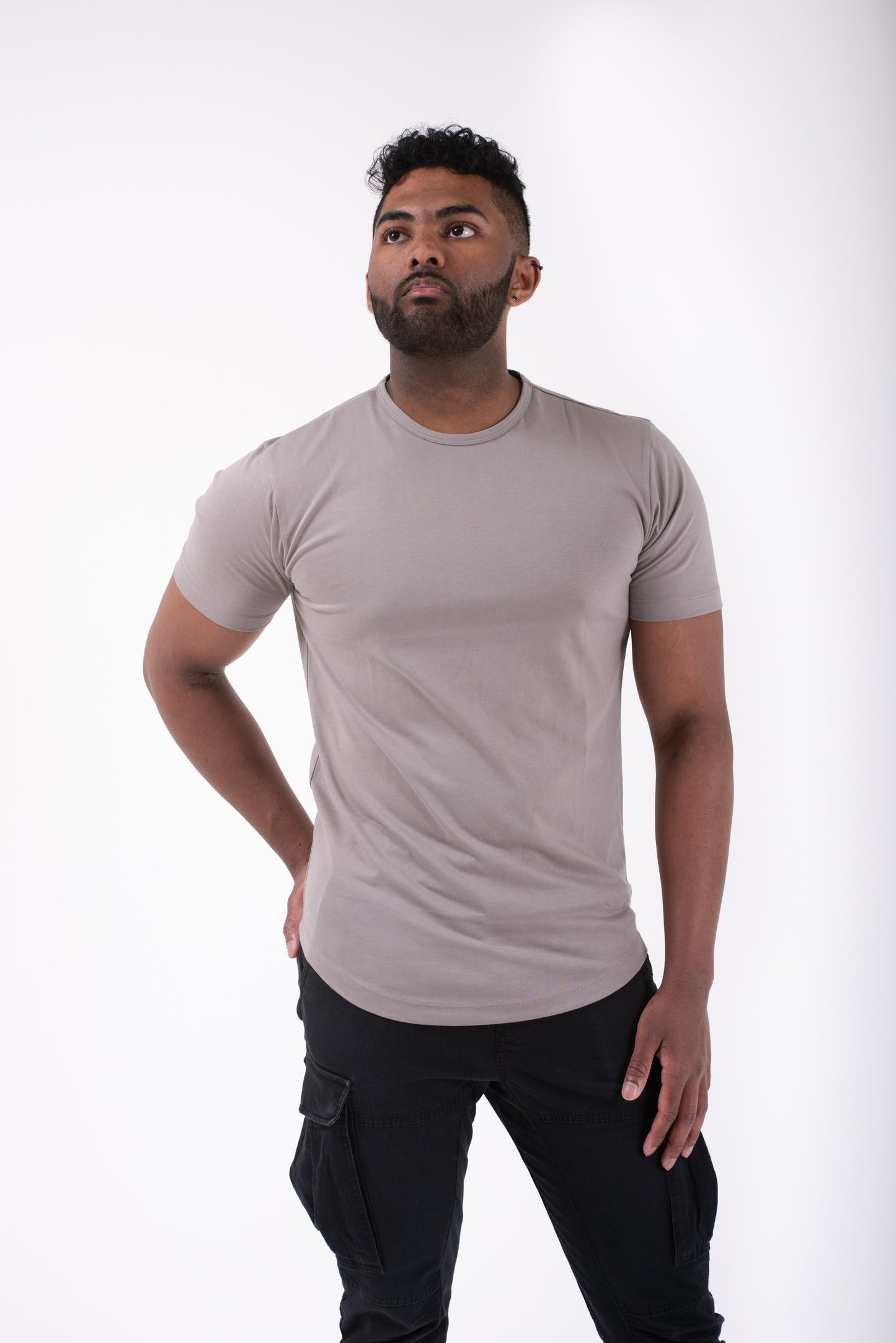 Classic Crew T-Shirt- Grey