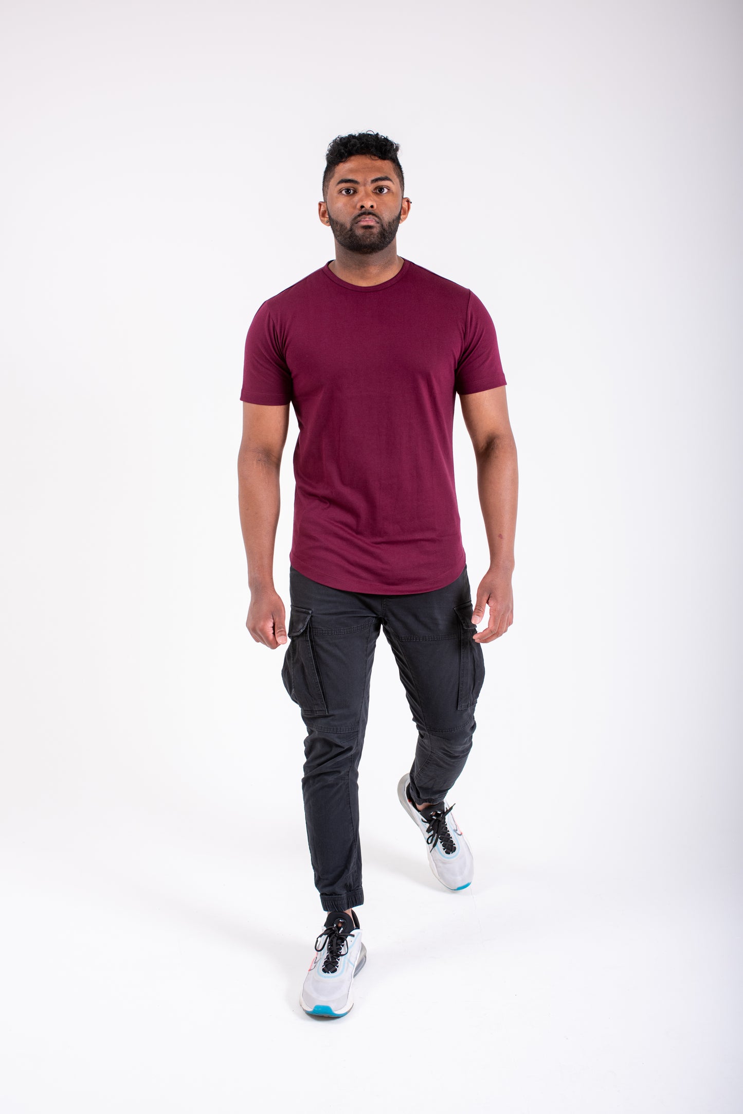 Classic Crew T-Shirt- Red Wine