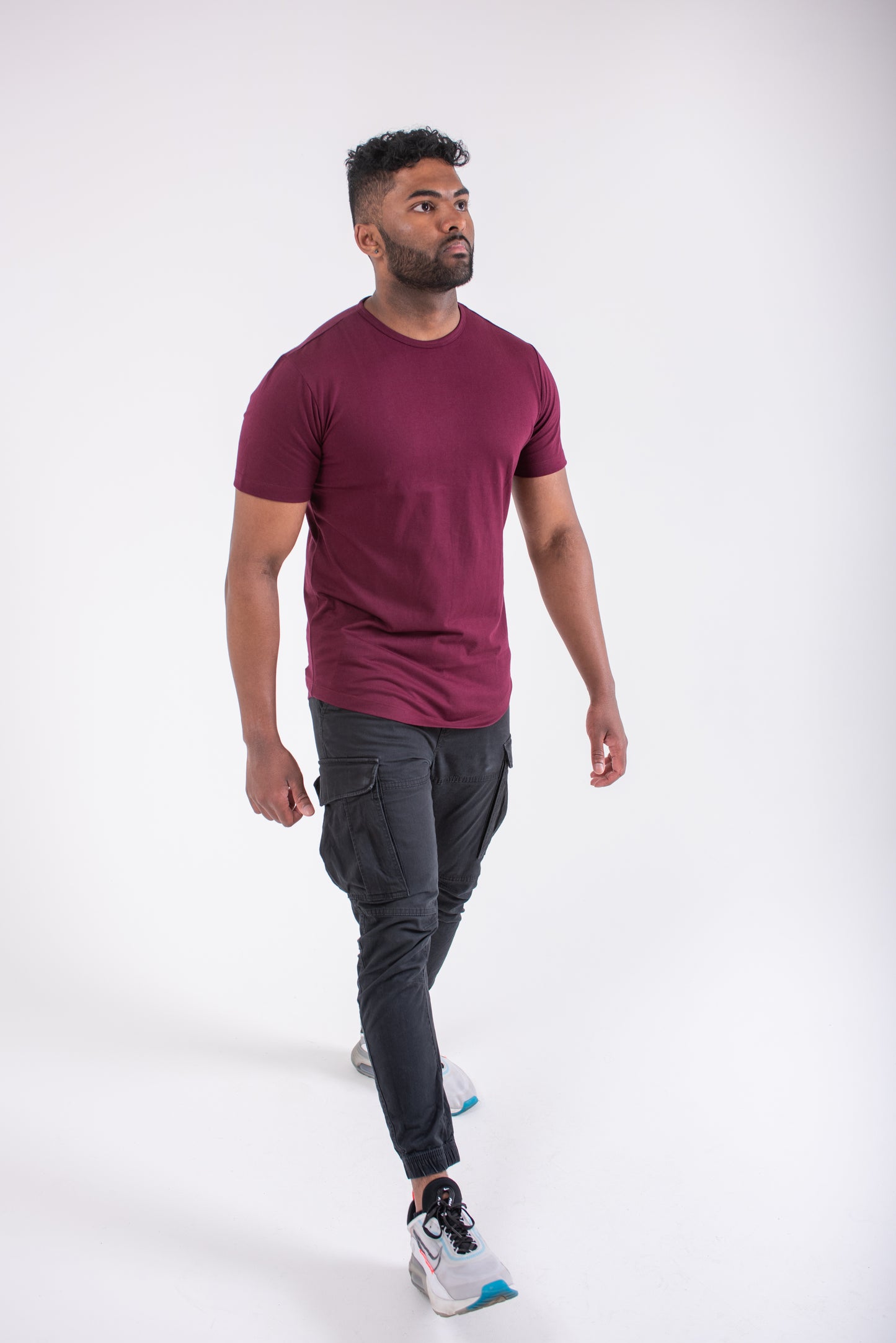 Classic Crew T-Shirt- Red Wine