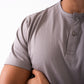 Grey Button Up Henley