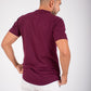 Red Wine Button Up Henley